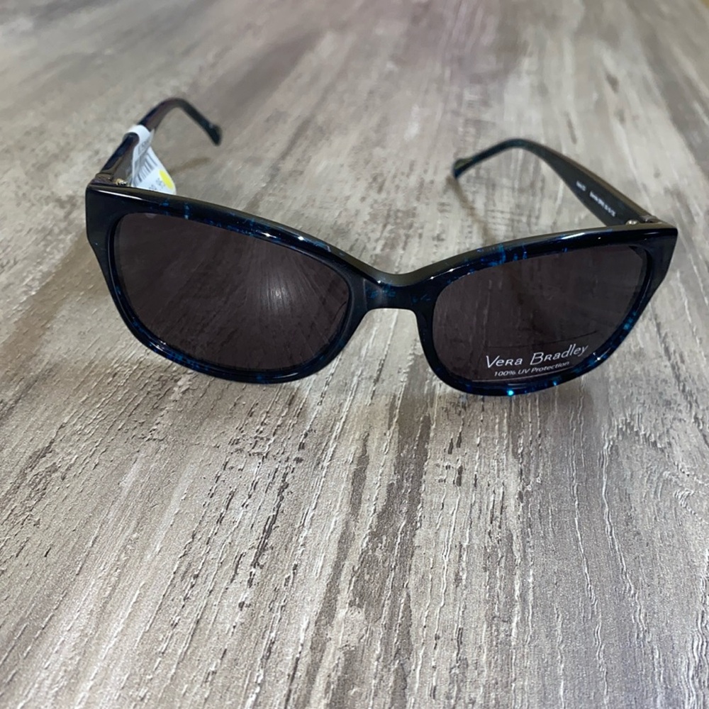 Vera Bradley blue frame sunglasses